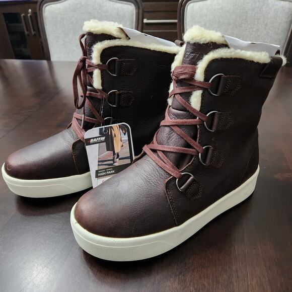 NWT Baffin High Park Insulated Brown Boot Size 10 - Picture 2 of 9